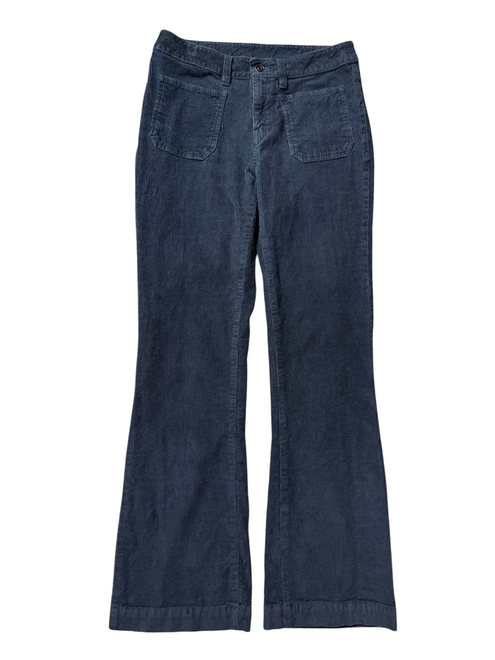 Prana Organic Cotton Patch Pocket Flare Corduroy Pants size 6